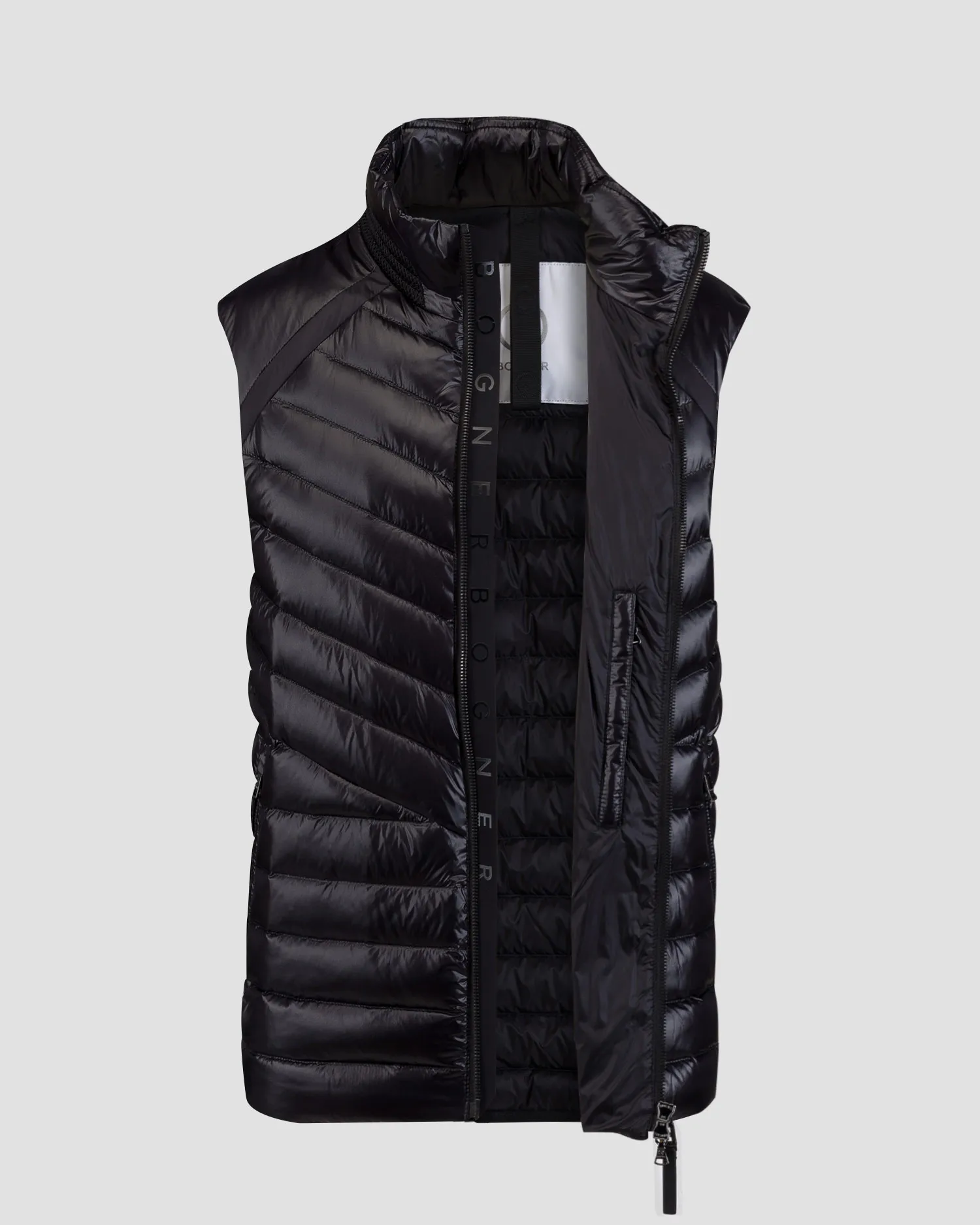 Gilet nero con piumino da uomo BOGNER Lasse-D2 38486549-black