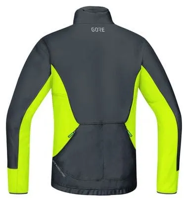 GORE Wear C5 Windstopper Wear Thermo Trail Jacket black neon yellow