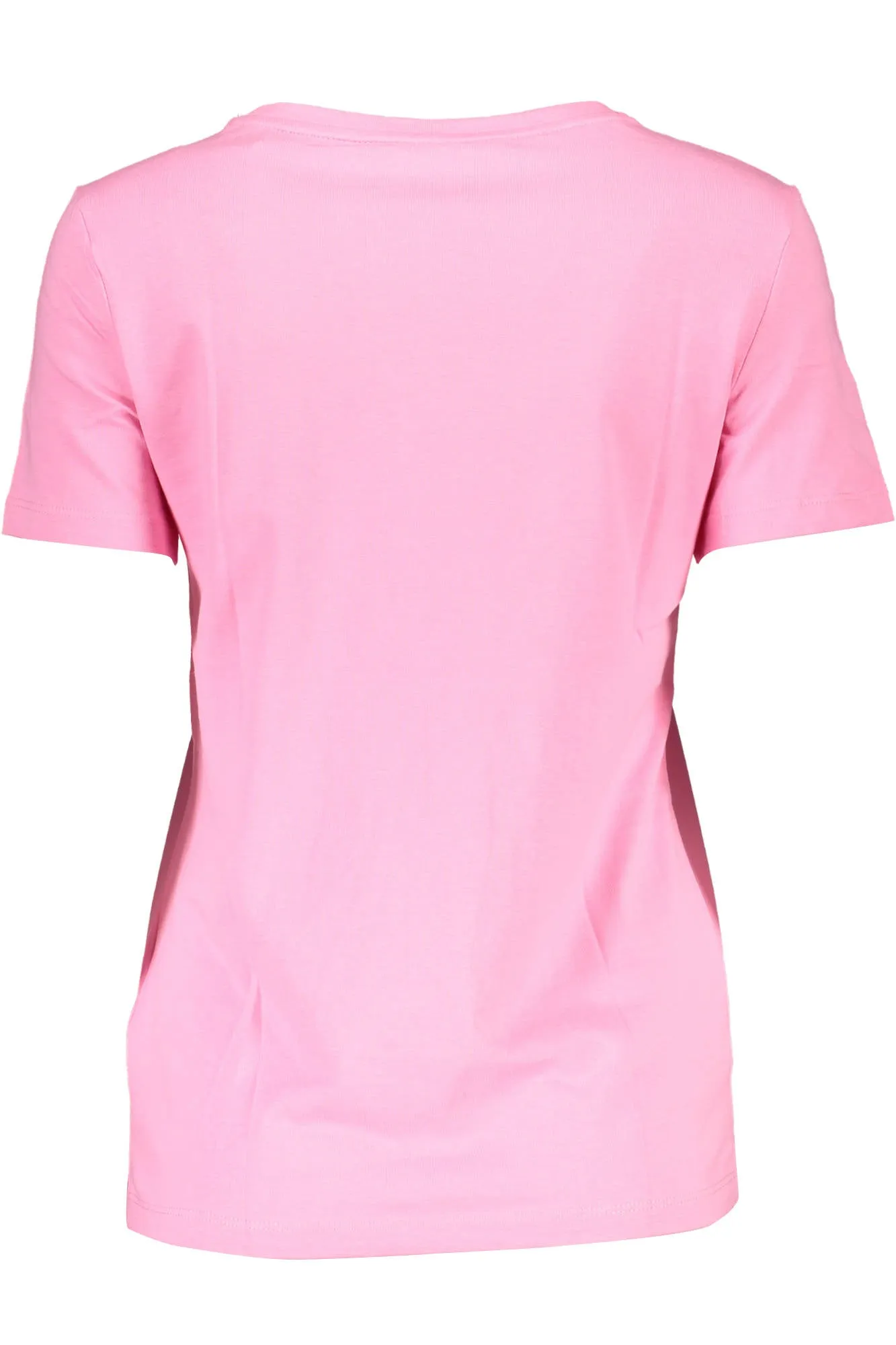 GUESS JEANS T-SHIRT MANICHE CORTE DONNA ROSA