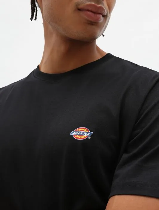 Half Sleeves T-Shirt with Dickies Logo / Black
