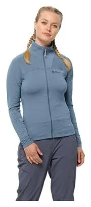 Jack Wolfskin Women's Prelight Fz Fleece Jacket Blue