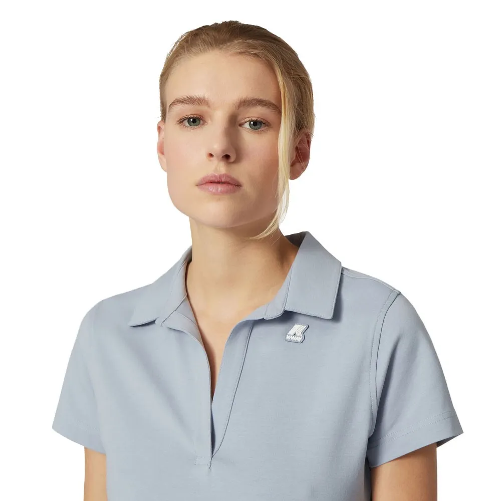 K-Way Polo Maglia Charlette Azzurro Donna