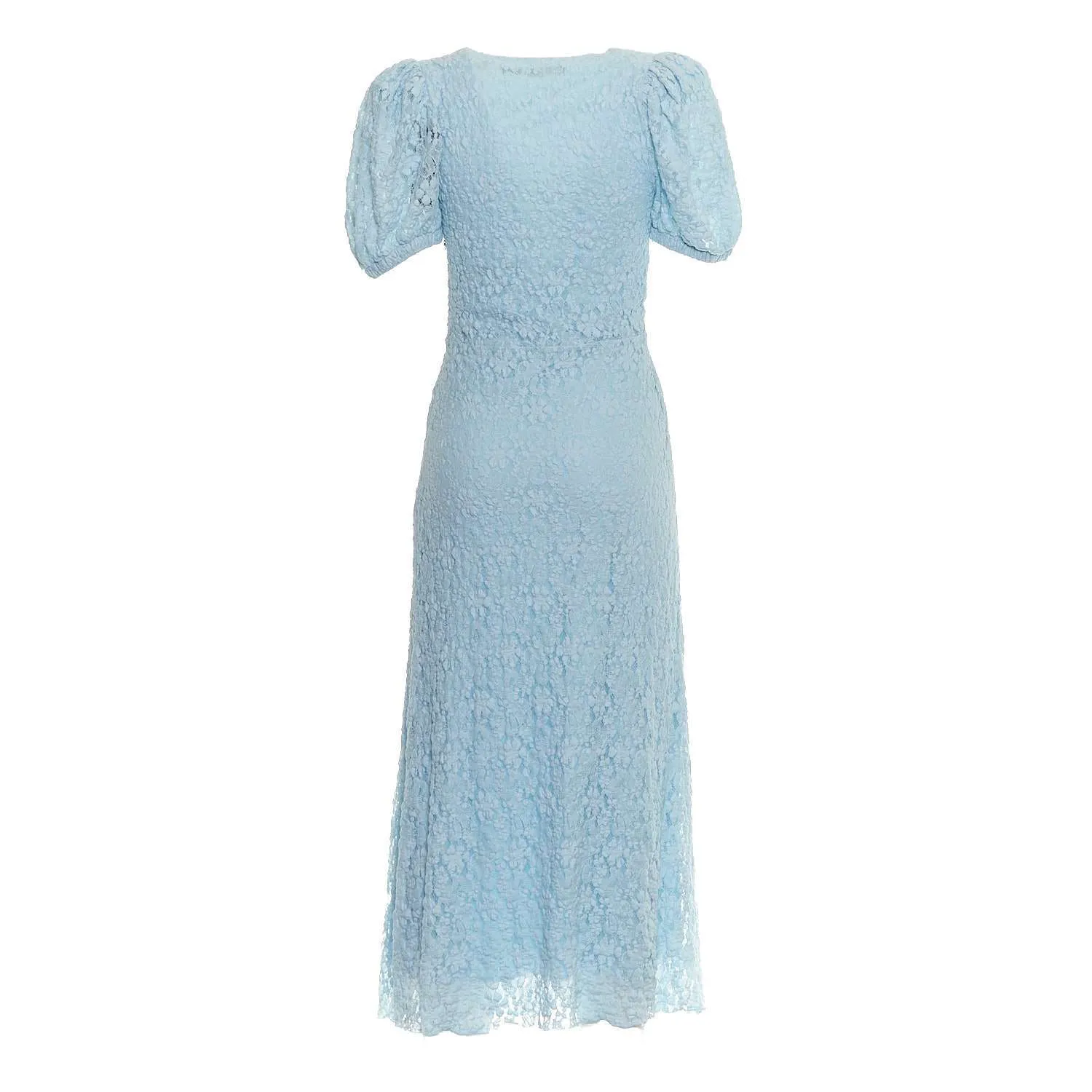 Lace Puff Sleeve Dress