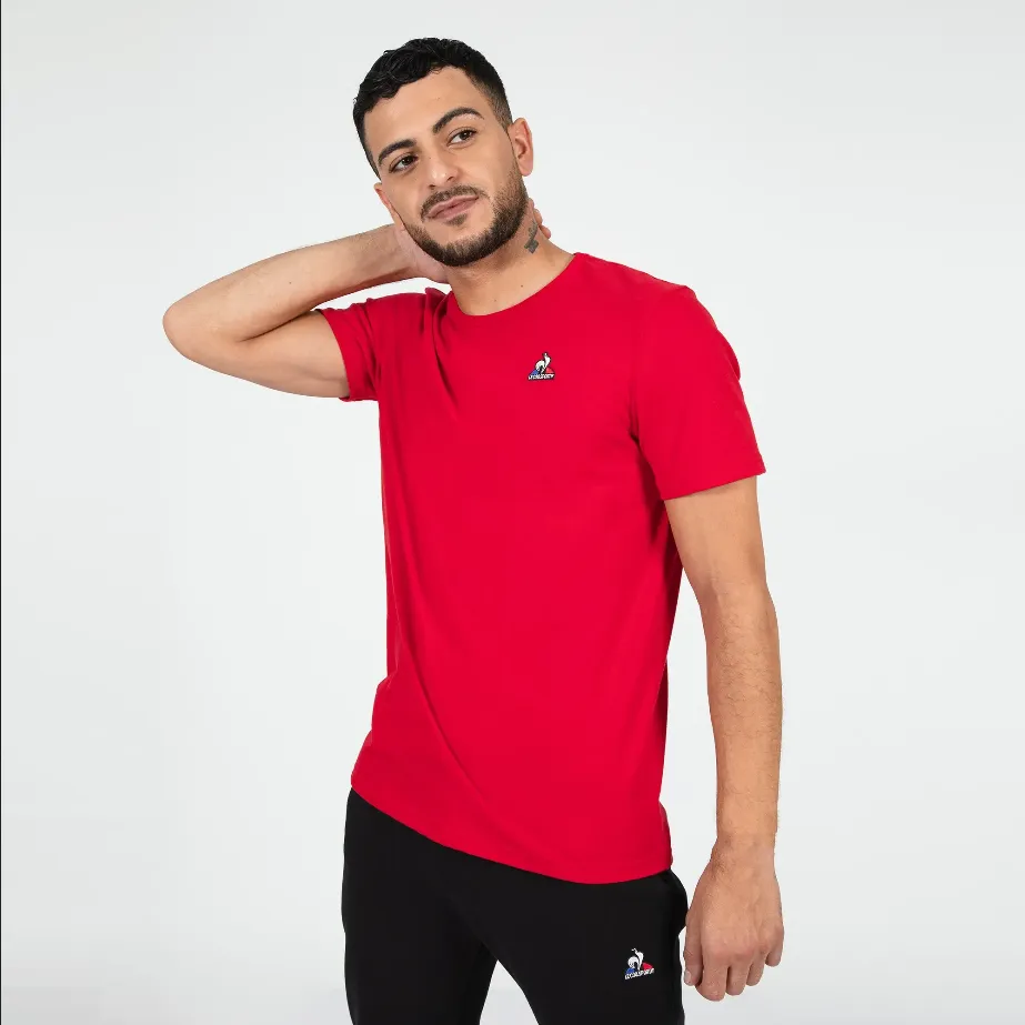 Le Coq Sportif Short Sleeve T-shirt 2120203 pur rouge