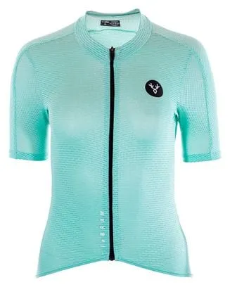 LeBram Turini Maglia Donna Maniche Corte Verde Acqua