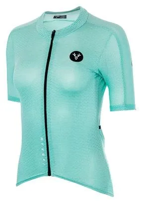 LeBram Turini Maglia Donna Maniche Corte Verde Acqua