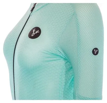 LeBram Turini Maglia Donna Maniche Corte Verde Acqua