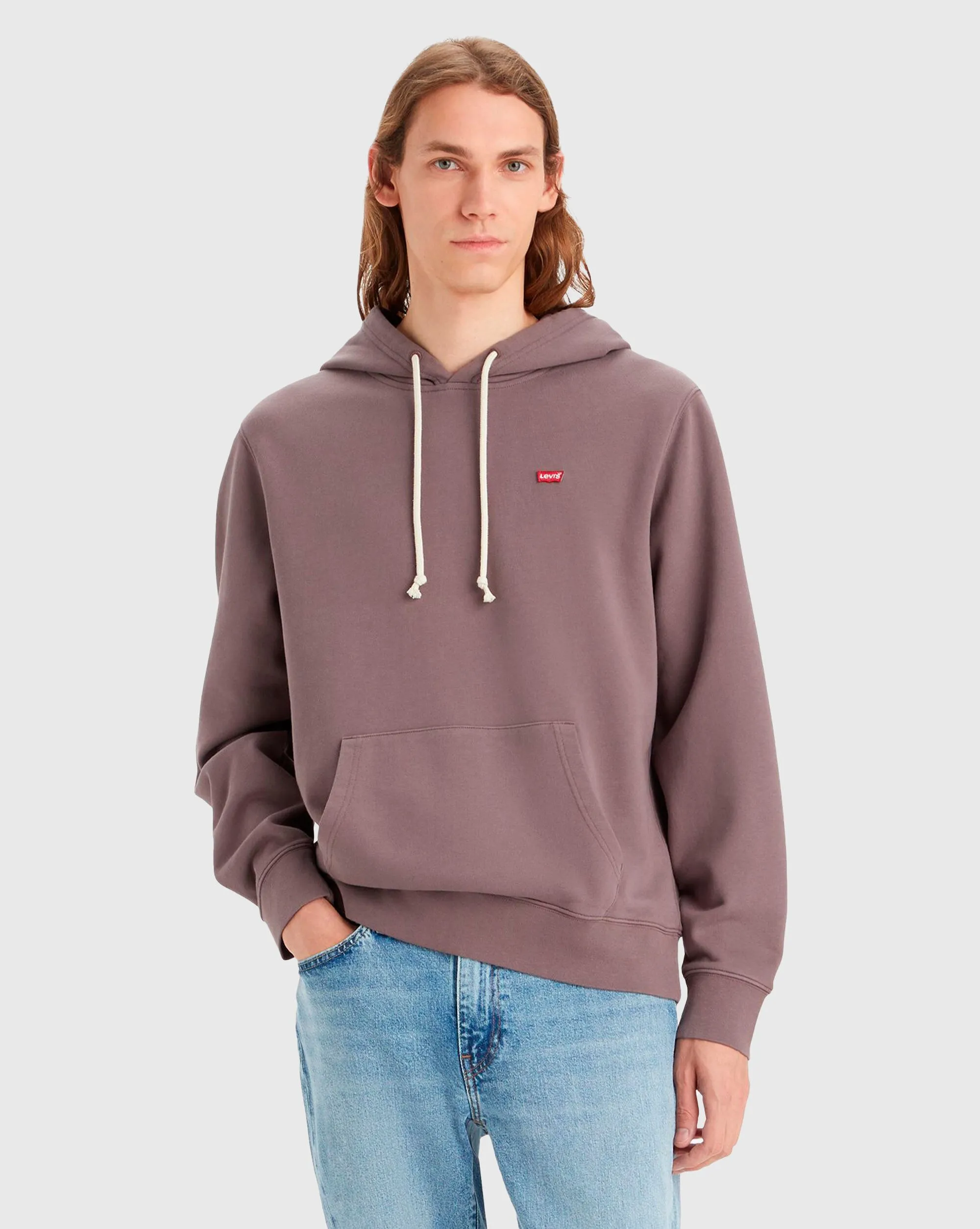 Levi's Felpa New Original Con Cappuccio Viola Uomo