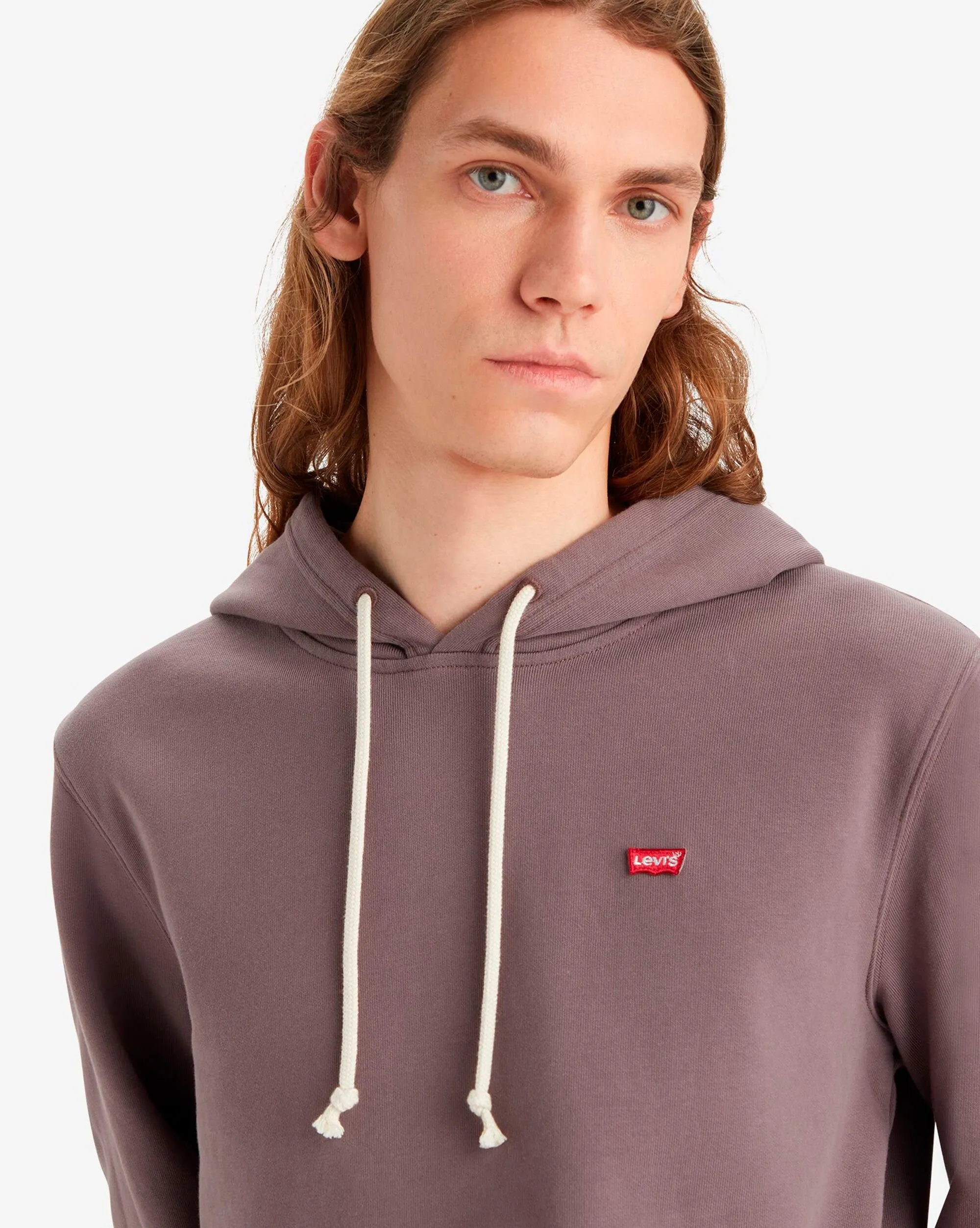 Levi's Felpa New Original Con Cappuccio Viola Uomo