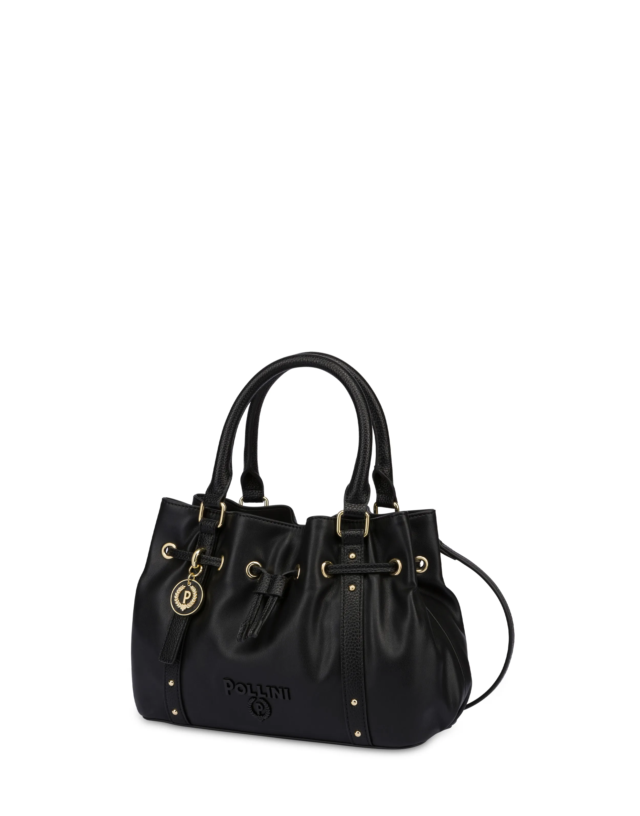     Linea Pollini Borsa In Nappa Serena Small Nero/nero