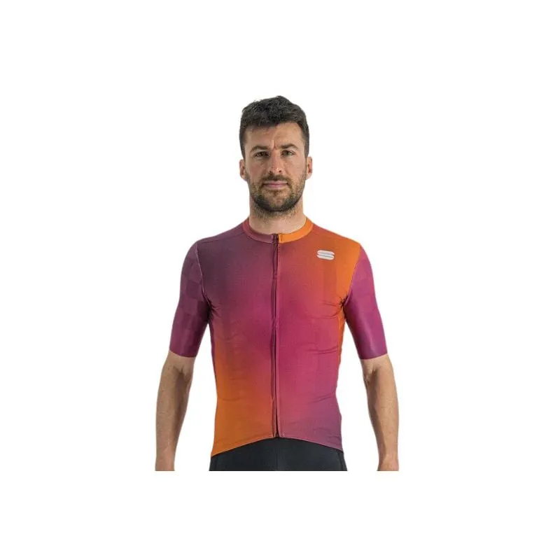 Maglia da ciclismo SPORTFUL Rocket Jersey (CYCLAMEN CARROT PRUNE) uomini