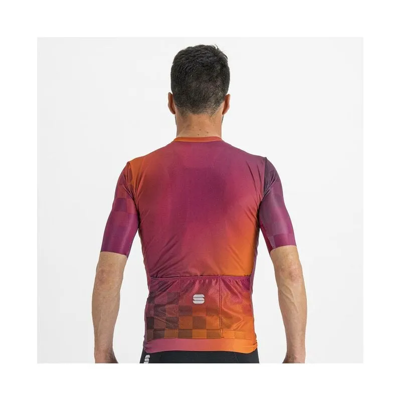 Maglia da ciclismo SPORTFUL Rocket Jersey (CYCLAMEN CARROT PRUNE) uomini