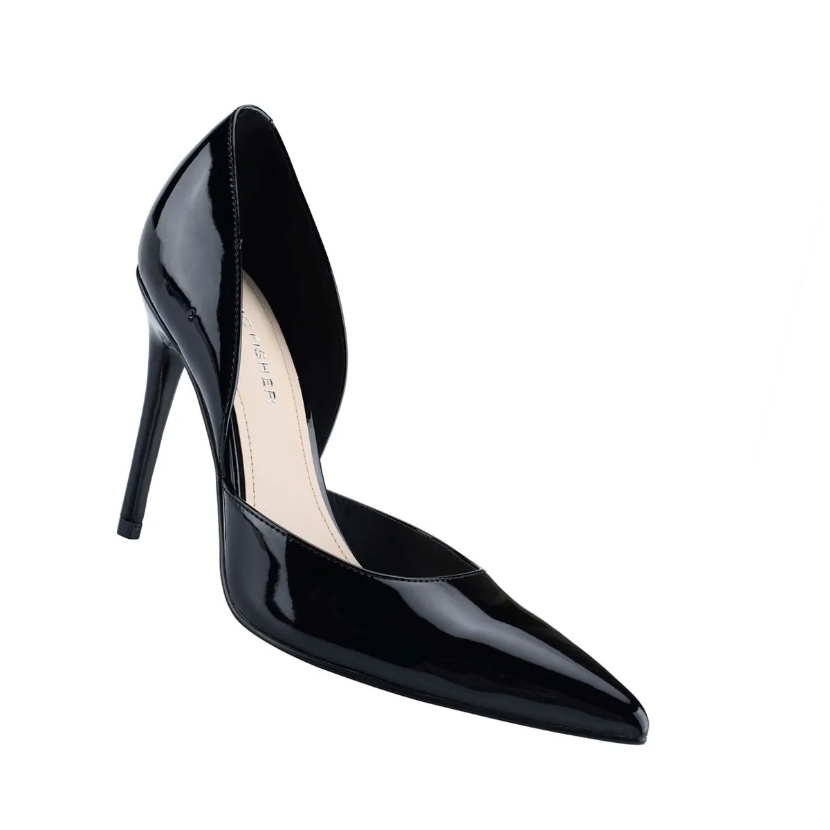 Marc Fisher Heels & Pumps Warehouse 2024 Christa Pointy Toe Pump Donna Nero Verniciato