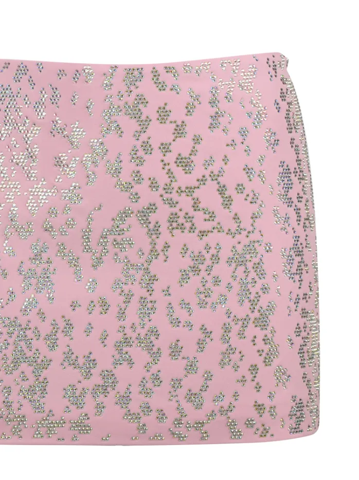 Minigonna con paillettes