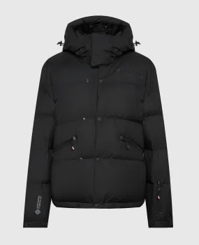 Moncler Grenoble Piumino Coraia nero con logo in rilievo 1A00020549FA