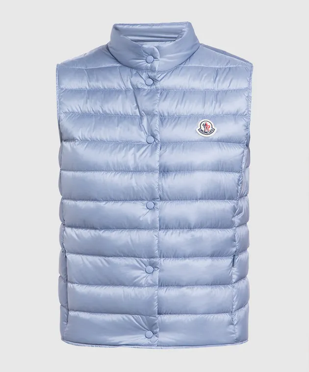 Moncler Piumino con logo Liane di colore blu 1A1020053048