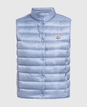 Moncler Piumino con logo Liane di colore blu 1A1020053048