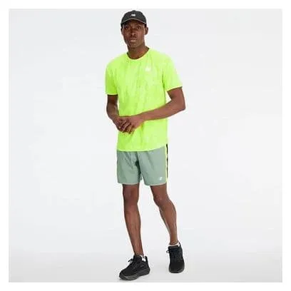 New Balance Q Speed Short Sleeve Jersey Yellow