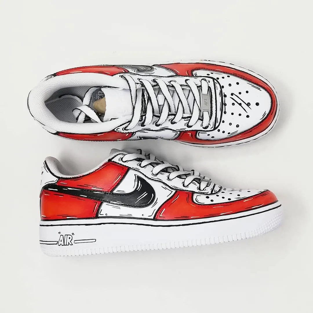 NIKE AIR FORCE MOD. CARTOON