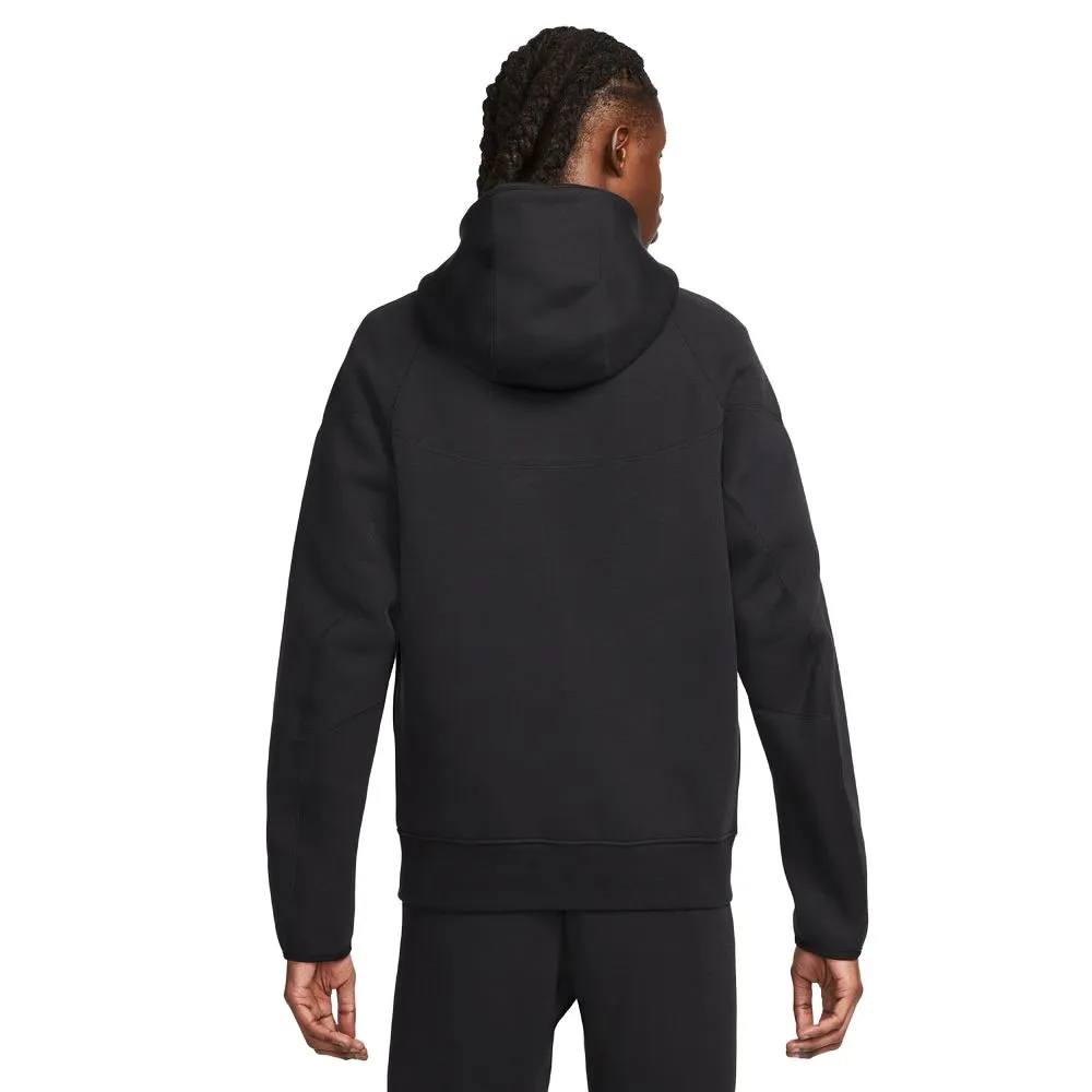 Nike Felpa Tech Fleece Nero Logo Uomo