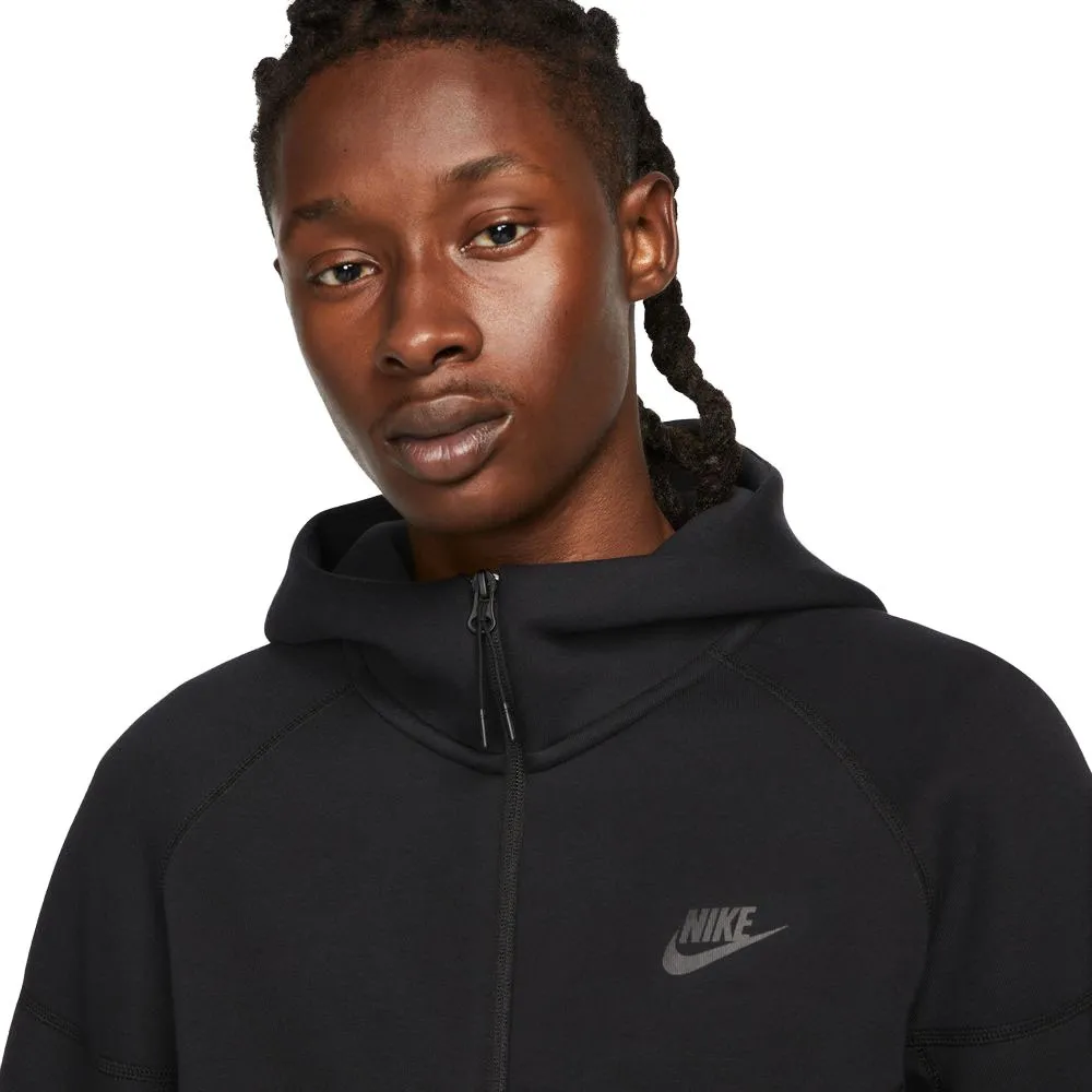 Nike Felpa Tech Fleece Nero Logo Uomo