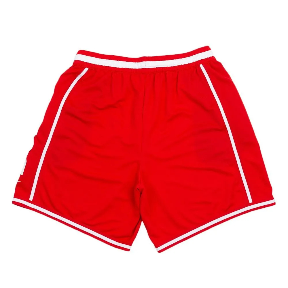 Nike Pantaloncini Basket Nba Bulls Dna 8In Rosso Bianco Uomo