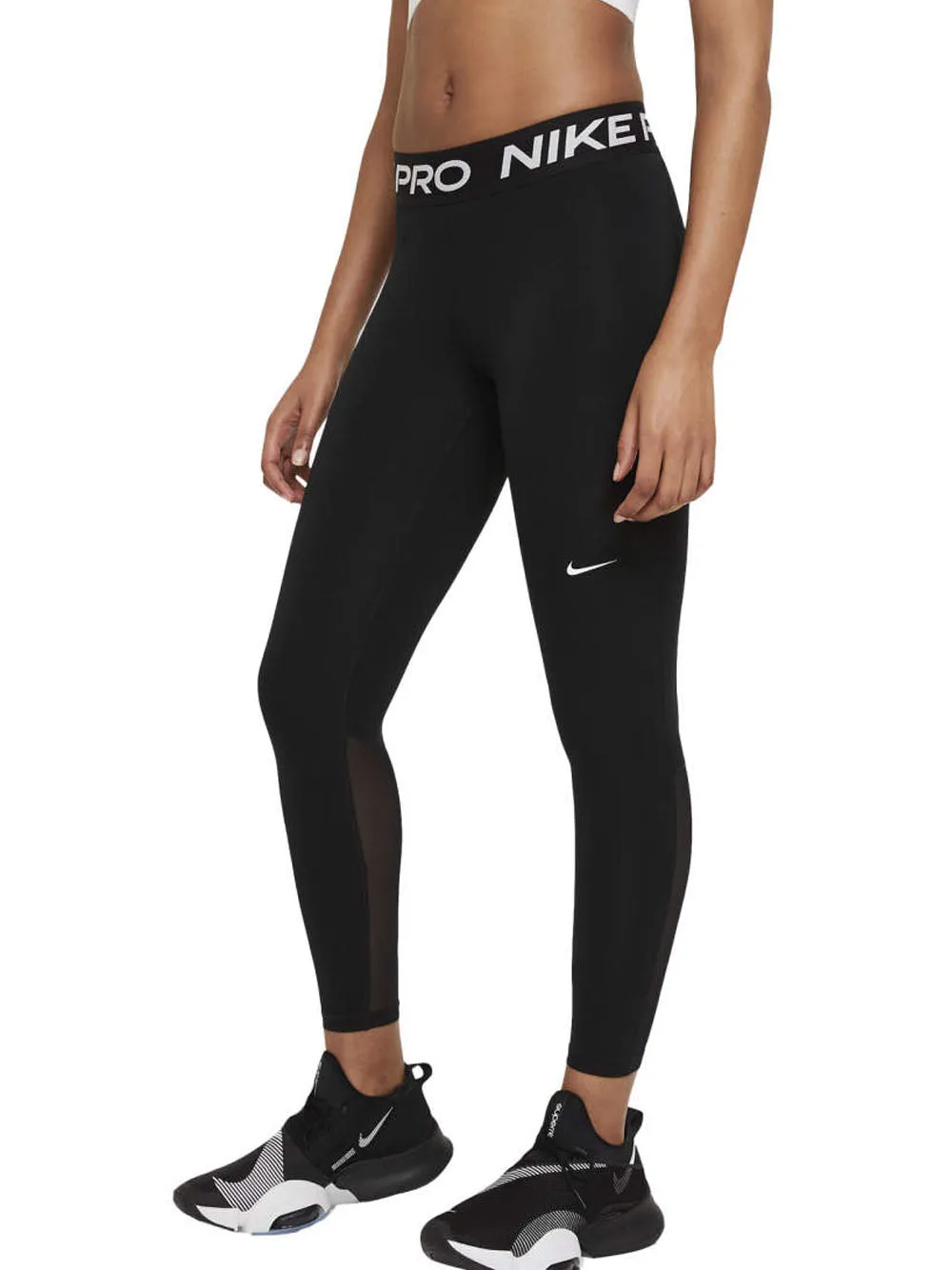 Nike Pro Women's Mid-Rise - Black