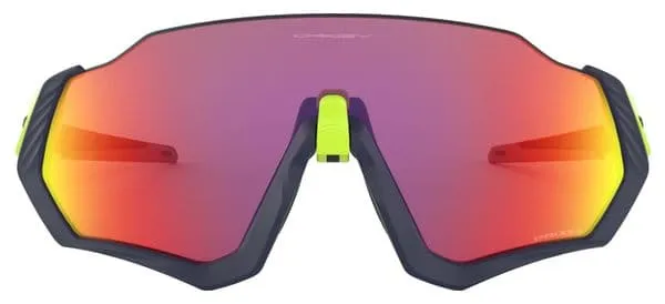 OAKLEY Flight Jacket Occhiali da sole Blu Navy / Giallo / Prizm Road