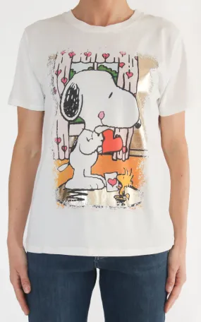 Off-on – T-shirt regular – Snoopy multicolore