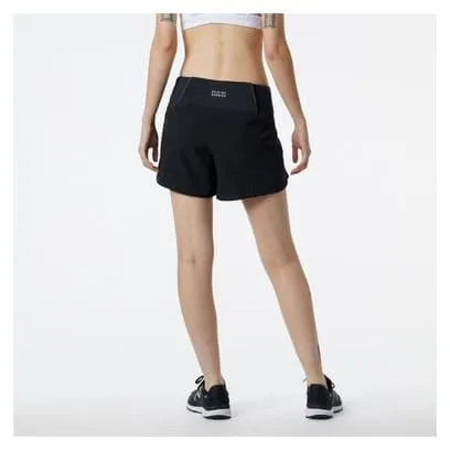 Pantaloncini da donna New Balance Impact Run 5in Nero