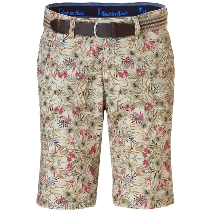 Pantaloncini Henk ter Horst con stampa floreale Beige