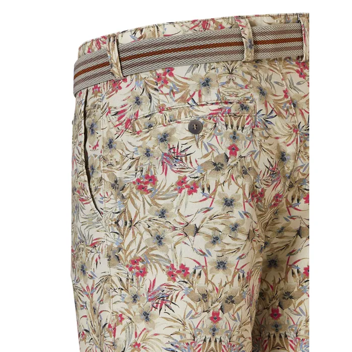 Pantaloncini Henk ter Horst con stampa floreale Beige