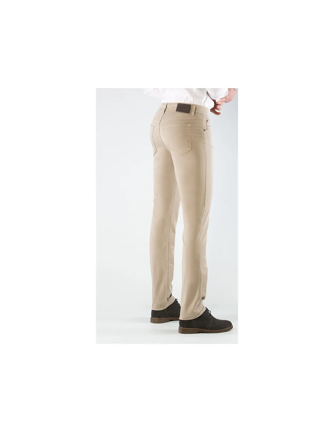 Pantalone in cotone 5 tasche Jeans Beige Mastice mod treviglio