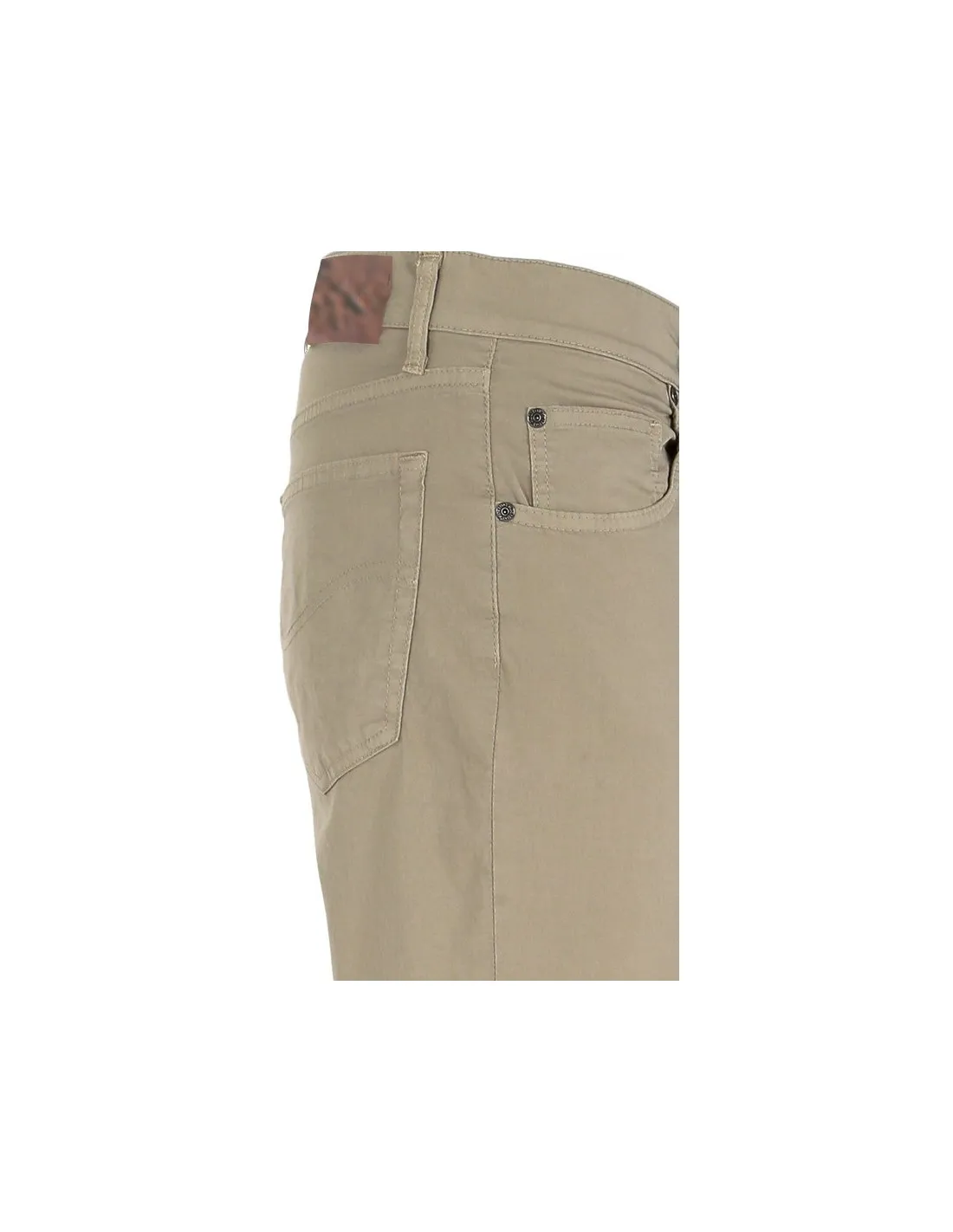 Pantalone in cotone 5 tasche Jeans Beige Mastice mod treviglio