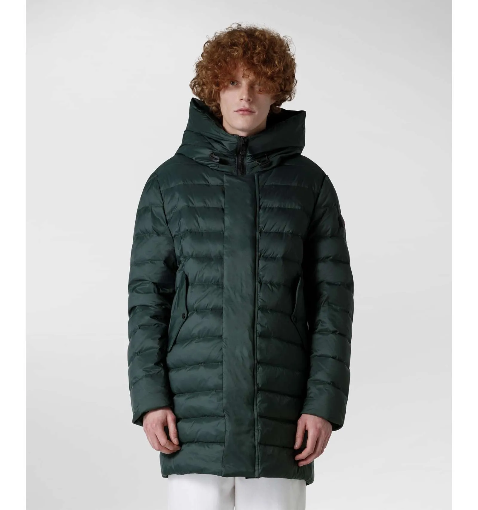 PEUTEREY uomo KASA KNC TRAP 02 616 piumino parka trapuntato verde