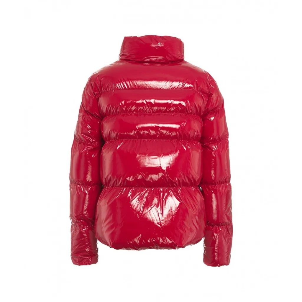 Piumino caban crystal nylon rosso