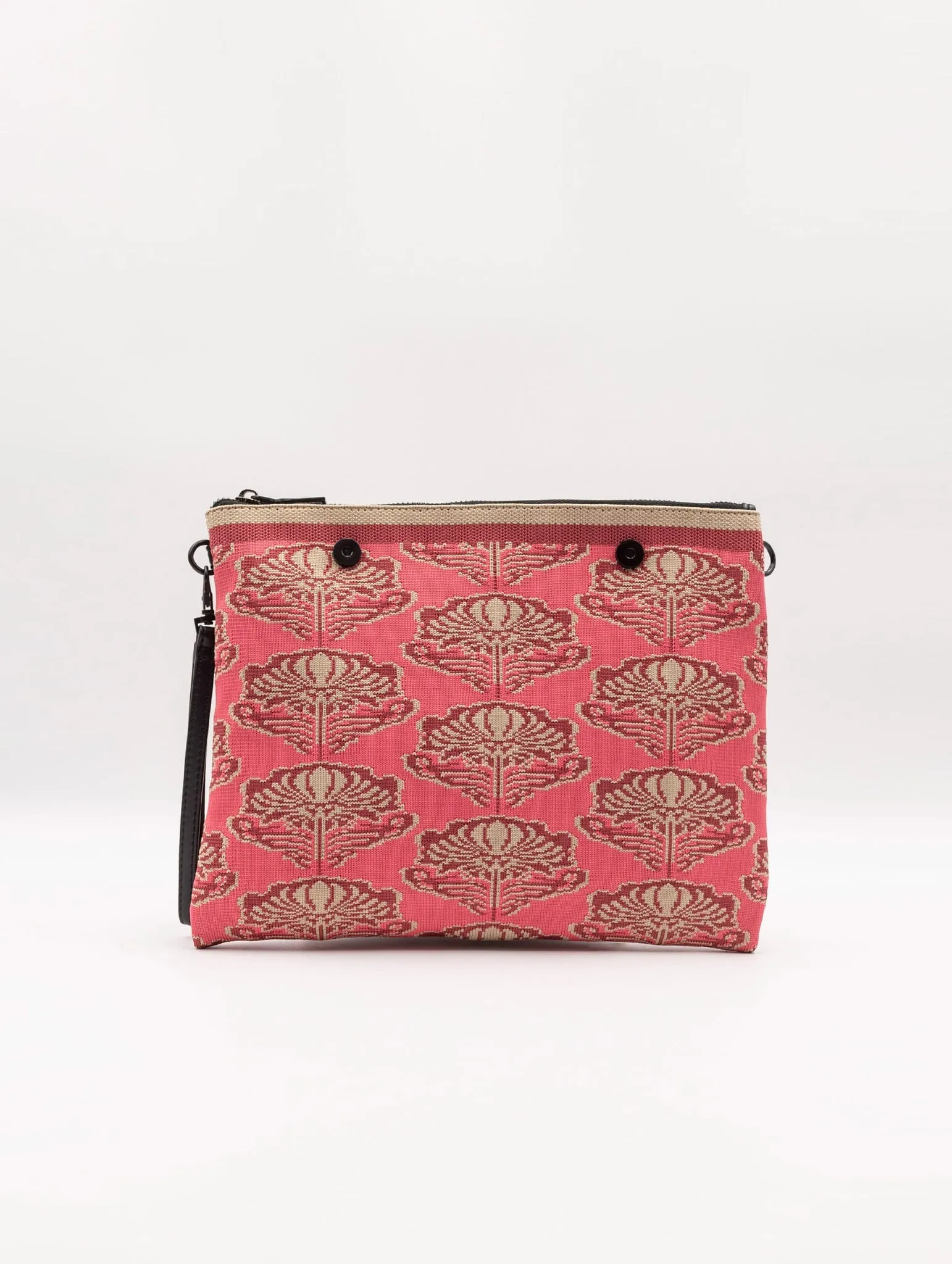 Pochette Liberty Fri-Yay in Maglia Rosa e Beige