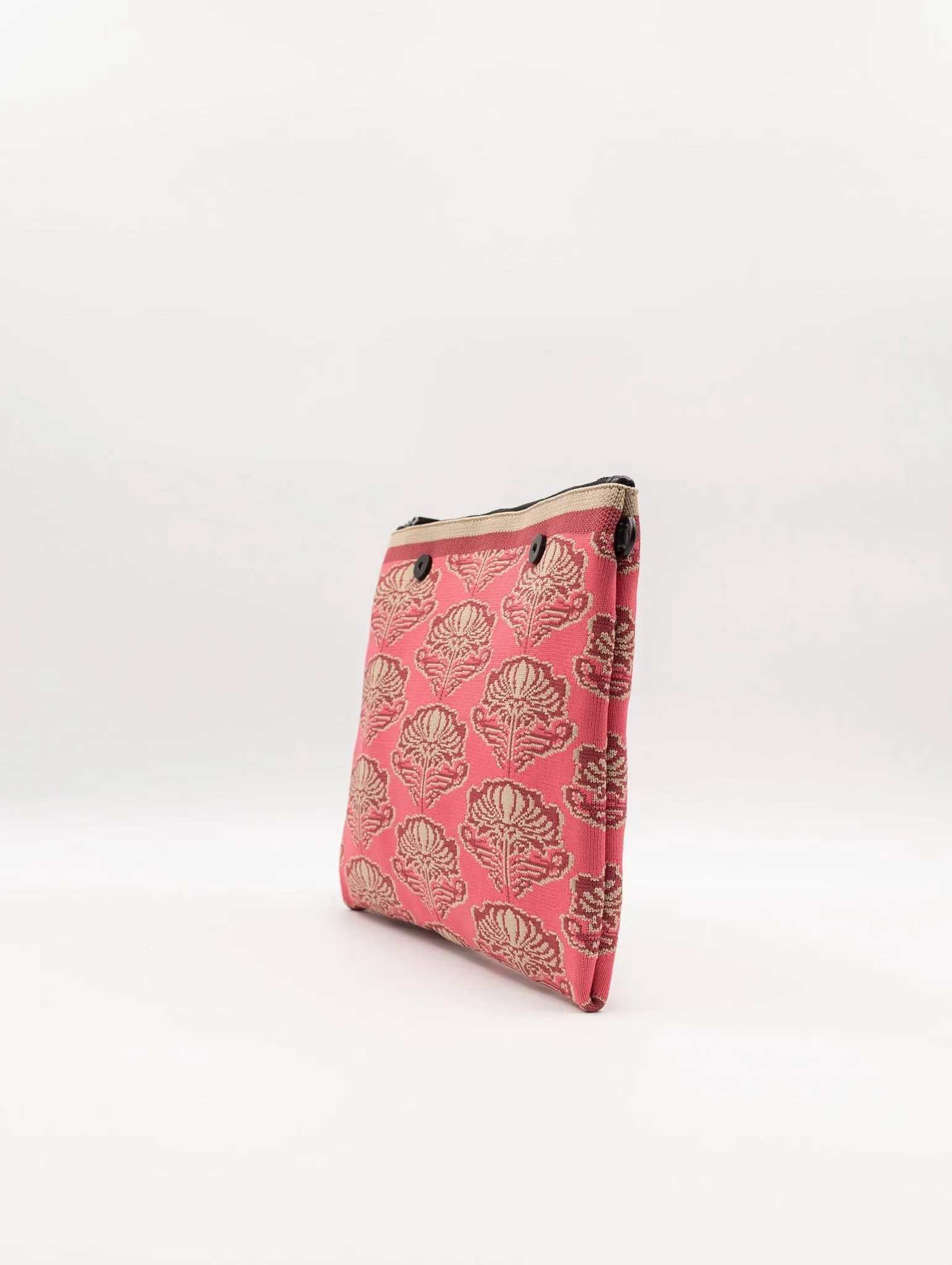 Pochette Liberty Fri-Yay in Maglia Rosa e Beige