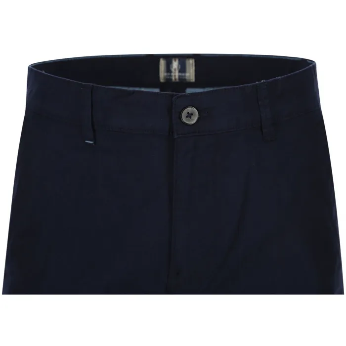 Sea Barrier Pantaloncini chino uomo in cotone elasticizzato Navy