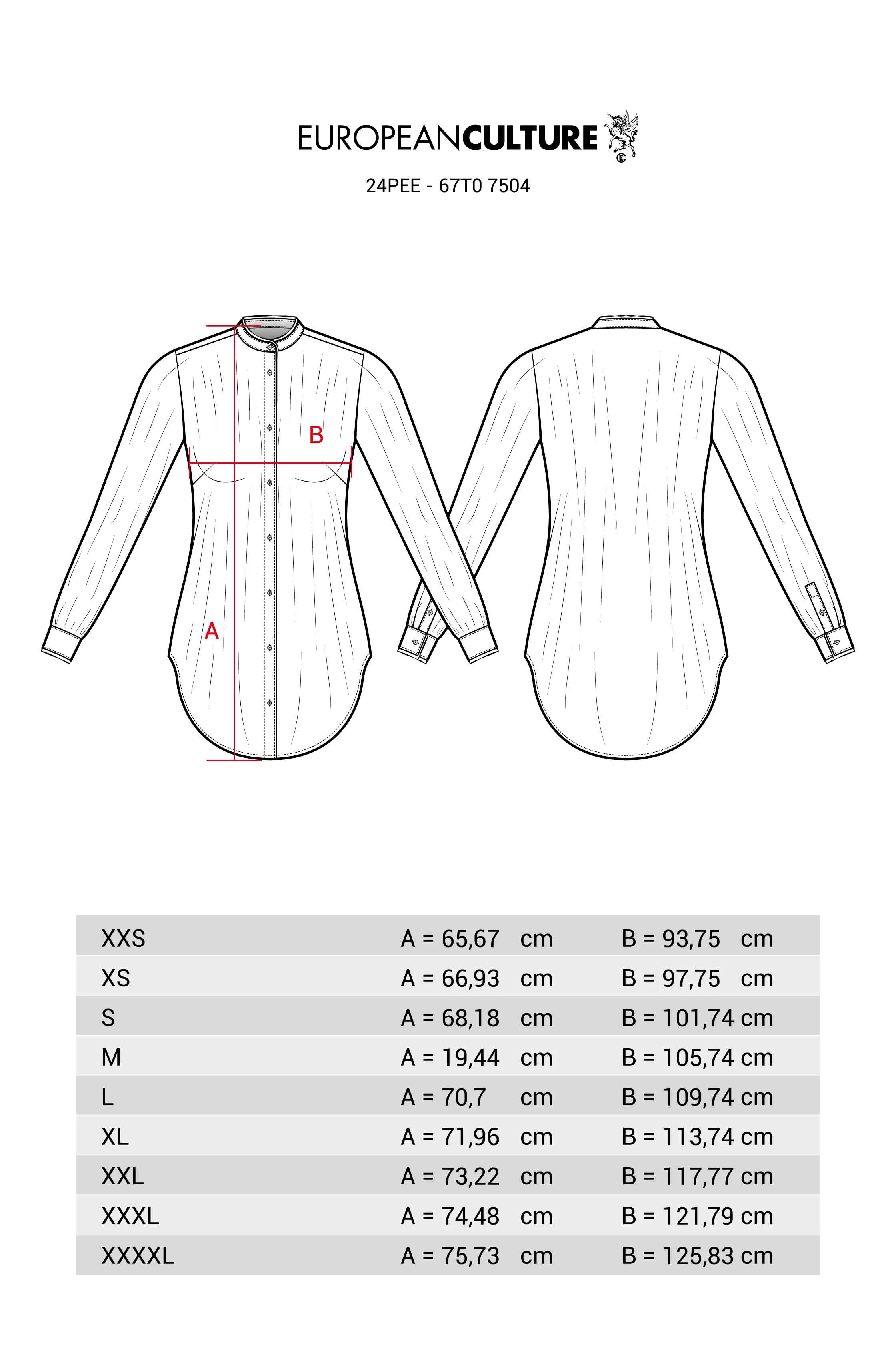 Shirt with Mandarin Collar Garment-Dyed 67T0 7504