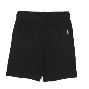 Shorts Felpa Aliases Nero Bambino E Teenager