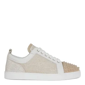 Sneakers Louis Junior Spikes in tessuto beige