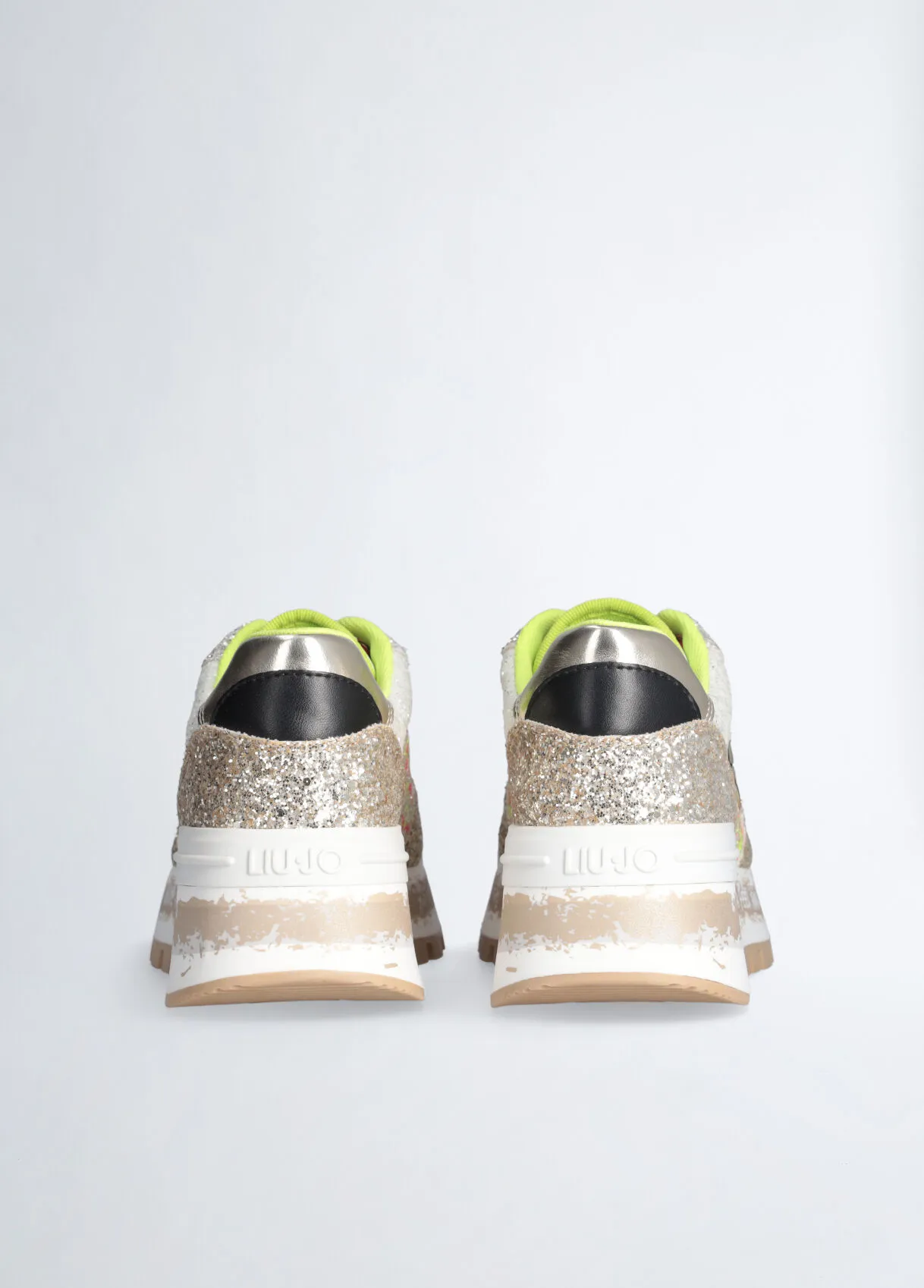 Sneakers platform full glitter