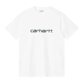 T-shirt Carhartt WIP  S/S Script Bianco