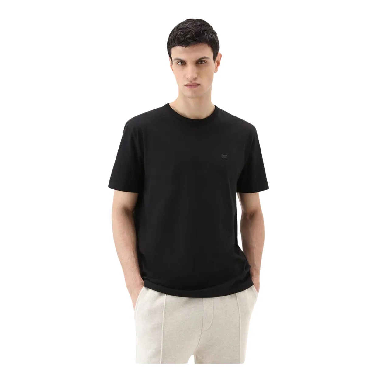 T-shirt Uomo Woolrich Sheep Nero