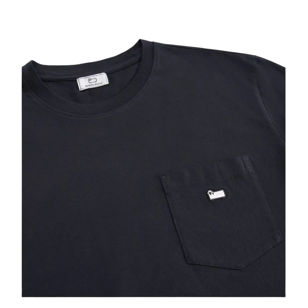 T-shirt Woolrich Pocket Blu