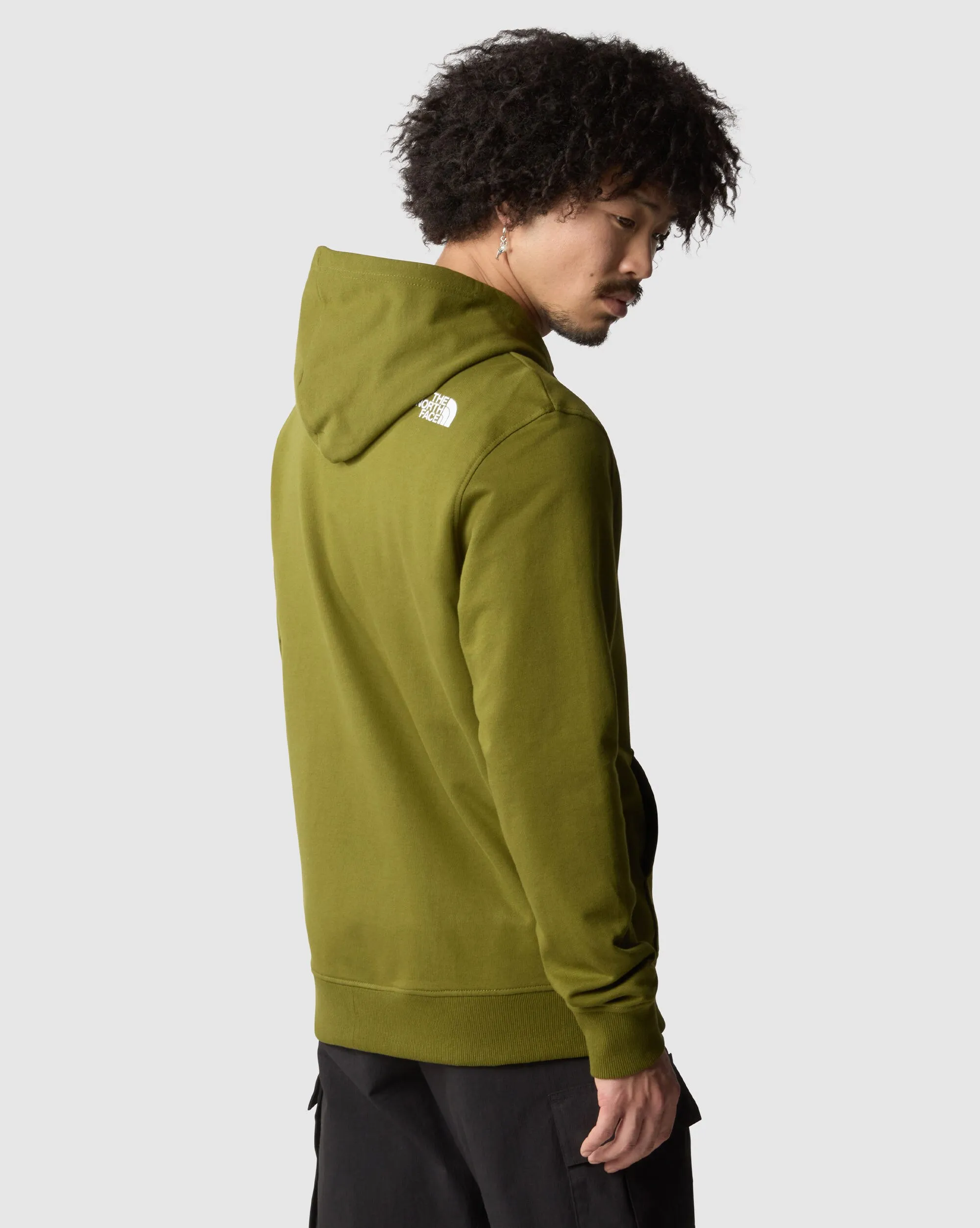 The North Face Felpa Con Cappuccio Full-Zip Open Gate Verde Uomo