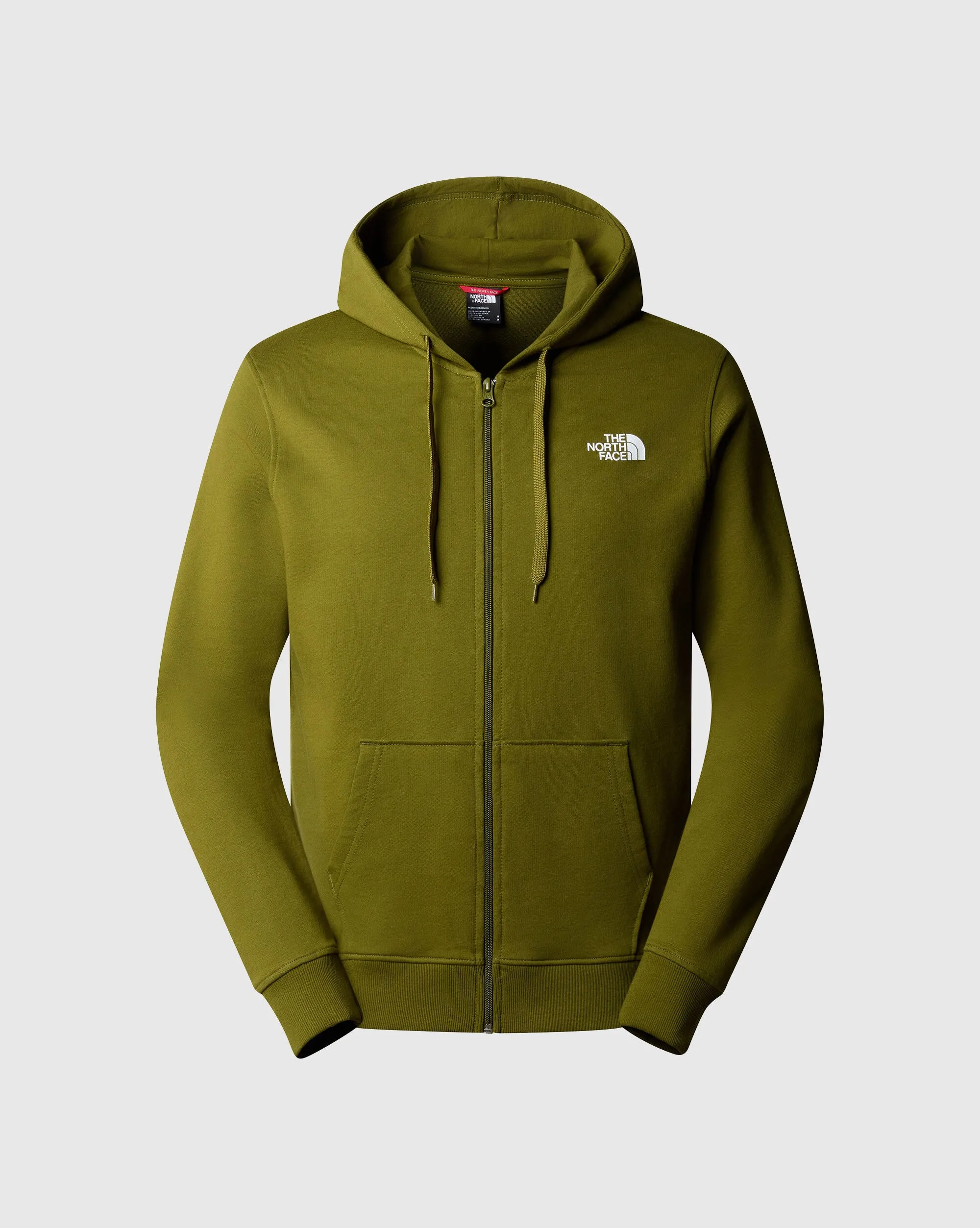 The North Face Felpa Con Cappuccio Full-Zip Open Gate Verde Uomo