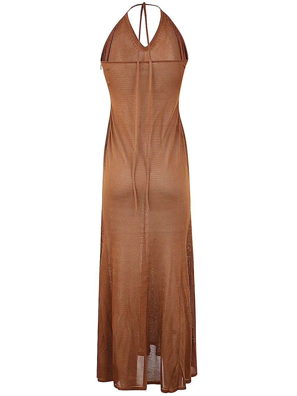 TOM FORD SLINKY VISCOSE JERSEY - 14GG HALTERNECK DRESS