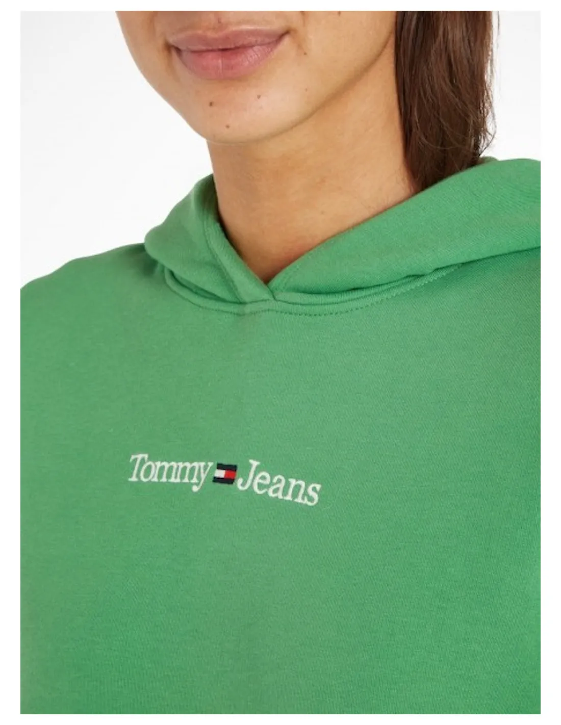 TOMMY JEANS FELPA DONNA,TJW REG SERIF LINEAR